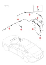 Болт с шестигранной головкой, пружинной и плоской шайбой в сборе P1.0 BYD HAN 2022 (Chinese DM-i) 12139538-00