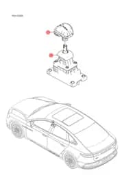 Переключение управление механизм в сборе BYD HAN 2022 (Chinese DM-i) 13199580-00