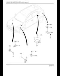 Автомобильный acceleration датчик в сборе на HONGQI HS5 3614255DD02