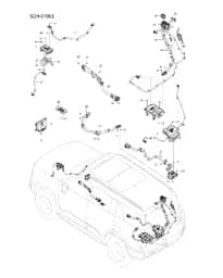 Интегрированный зарядная розетка в сборе на BYD Leopard 8 13781414-00