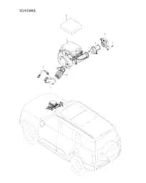 Crankcase вентиляционный трубка на BYD Leopard 8 13784564-00