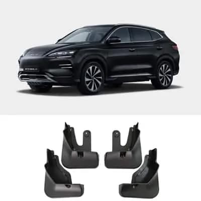 Брызговики BYD Song plus 2023-2025 год, черного цвета