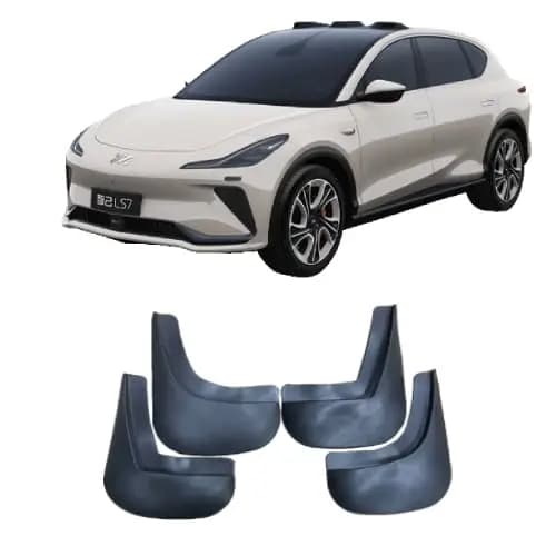 Брызговики гибкие IM Motors LS7 2025, черного цвета