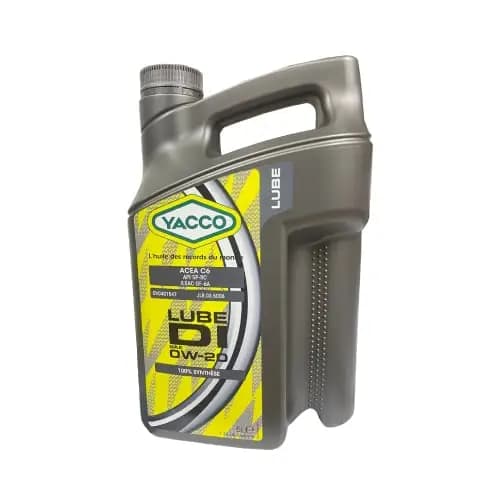 Масло в двигатель Yacco, LUBE DI 0W-20, на разлив по 1л
