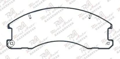 Тормозные колодки UIDNU Ceramic JAC N56 2.7D 2.8D  2017--                                                       Foton Ollin 2.8D 3.7D 4.0D 2009--  (керамические)  передние J-N56F