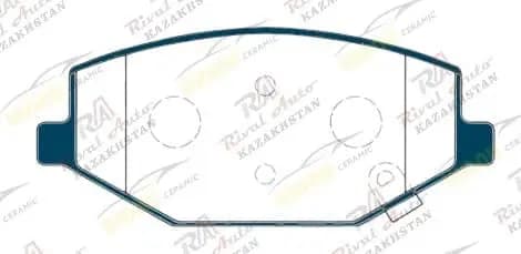 Тормозные колодки UIDNU Ceramic Geely Coolray 1.5T 2019--  Binyue Pro 1.4T 2020-- (керамические) передние
