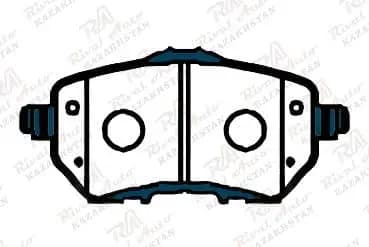 Тормозные колодки UIDNU Ceramic Geely Coolray  1.5T 2023--                                                    (керамические) передние
