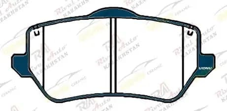Тормозные колодки UIDNU Ceramic Jetour Dashing 1.5T 1.6T 2023-- (керамические)  задние