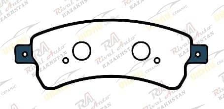 Тормозные колодки UIDNU Ceramic Jetour Dashing 1.5T 1.6T 2023-- (керамические)  передние