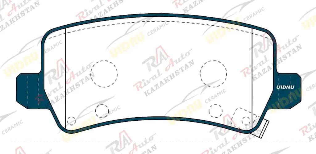 Тормозные колодки UIDNU Ceramic Hyundai  Grandeur (HG) 2.2D 2.4L 3.0L 3.3L 2011-2016,  Azera 3.0L 3.3L 2011-2016  (керамические)  передние PN0778