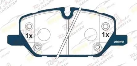 Тормозные колодки UIDNU Ceramic Chevrolet Equinox 2.0T  2021-- (керамические) передние KR1275