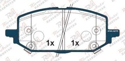 Тормозные колодки UIDNU Ceramic Chevrolet Onix 1.0L 1.2L 2022-- (керамические)  передние KR1295/                     TRO1295/  HP2024