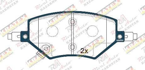 KRATEX Chevrolet Captiva 1.5T 2020-- передние KR1213