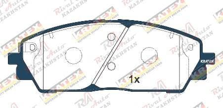 KRATEX KIA Carnival (KA4) 2.2L 3.5L 2020--                                                                                         Sedona (KA4) 2.2L 3.5L 2020--  передние KR1312