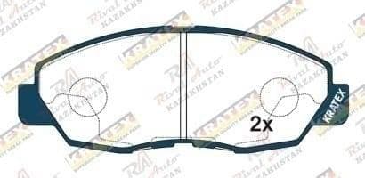 KRATEX Honda CR-V 2.0L 1995-2001 (прав. руль),  Accord  2.0L 2.2L 2.3L 1990-2002, Civic 1.6L 1.7L 1.8L 2001-2008   передние GDB894