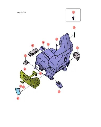 Comfortable подушка сетка BYD SONG EV 2024 (Song DynastyPLUS EV) 16757835-00 купить в Казахстане