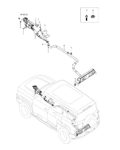 Болт с шестигранным фланцем BYD LEOPARD 5 2025 (Fang Chengbao SFHB-30 type) 11736455-00