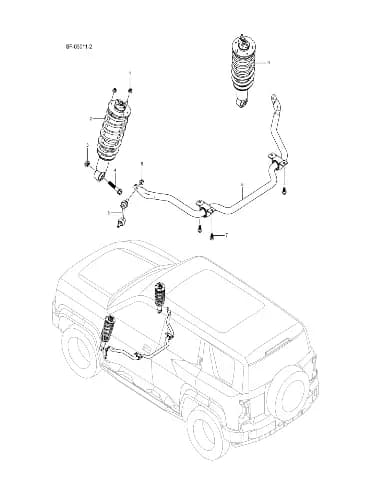 Гайки с шестигранным фланцем BYD LEOPARD 5 2025 (Fang Chengbao SFHB-30 type) 13948901-00