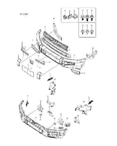 Кронштейн ACC BYD LEOPARD 5 2025 (Fang Chengbao SFHB-30 type) 14898247-00