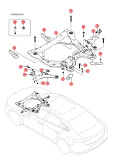 Правый передний нижний качание рычаг шаровой шарнир в сборе BYD HAN 2022 (Chinese DM-i) 11779795-00