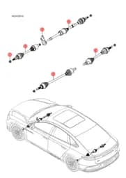 Гайки с шестигранным фланцем BYD HAN 2022 (Chinese DM-i) 11796646-00
