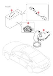 Однофазный блок зарядки AC в сборе BYD HAN 2022 (Chinese DM-i) 12570006-00
