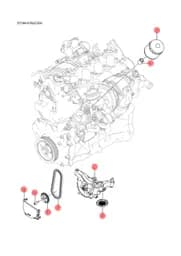 Масло насос BYD HAN 2022 (Chinese DM-i) 12640694-00