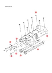 Задняя крышка распредвала BYD HAN 2022 (Chinese DM-i) 12668323-00