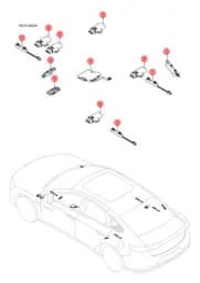 Высокочастотный приемный модуль ключа BYD HAN 2022 (Chinese DM-i) 12988926-00