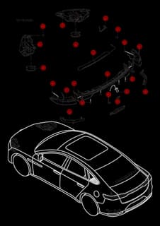 Правая фара в сборе BYD HAN 2022 (Chinese DM-i) 13009848-00