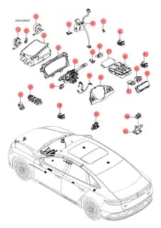 Симулятор звука двигателя BYD HAN 2022 (Chinese DM-i) 13039385-00