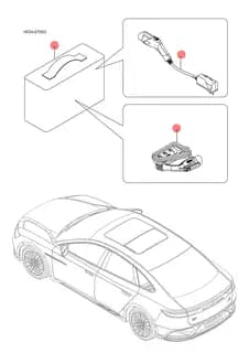 Зарядный product хранение BAG BYD HAN 2022 (Chinese DM-i) 13039992-00