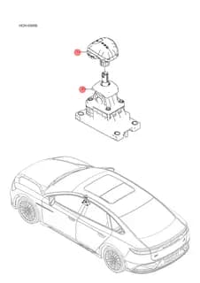 Переключение управление механизм в сборе BYD HAN 2022 (Chinese DM-i) 13199580-00