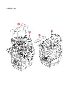 Двигатель в сборе BYD HAN 2022 (Chinese DM-i) 13250969-00