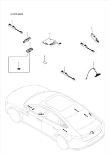 Задний microswitch BYD HAN 2022 (Chinese DM-i) 13443051-00