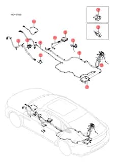 Интегрированный зарядный розетка в сборе BYD HAN 2022 (Chinese DM-i) 13481546-00