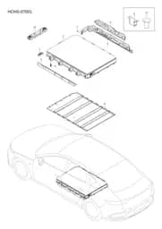 Защитная панель-v94 сталь+MPP BYD HAN 2022 (Chinese DM-i) 13486706-00