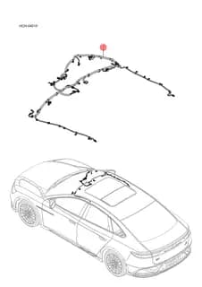 Крыша жгут проводки BYD HAN 2022 (Chinese DM-i) 13694277-00