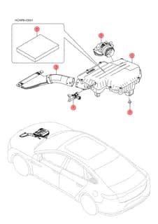 Фильтр в сборе BYD HAN 2022 (Chinese DM-i) 13708293-00