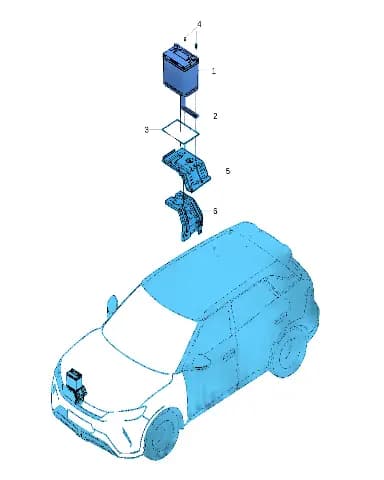 Болт с шестигранным фланцем на BYD Yuan Plus 13755884-00
