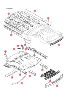 Shelf в сборе BYD HAN 2022 (Chinese DM-i) 13765241-00