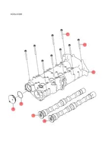 Корпус распредвала BYD HAN 2022 (Chinese DM-i) 13833400-00