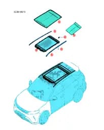 Шестигранный фланец крышка гайка и плоский шайба в сборе на BYD Yuan Plus 13757699-00