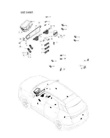 USB-интерфейс в сборе для BYD Sealion 06 EV 2025 — 17035733-00