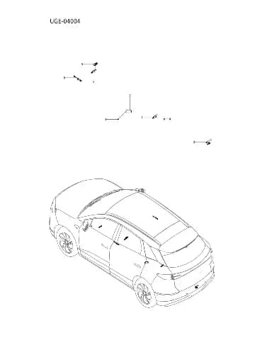 Наружная антенна обнаружения в сборе для BYD Sealion 06 EV 2025 — 13506799-00