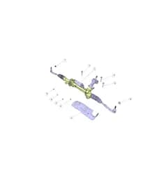 Болт с шестигранным фланцем и плоской шайбой в сборе на CHANGAN DEEPAL G318 09116-12037-S345