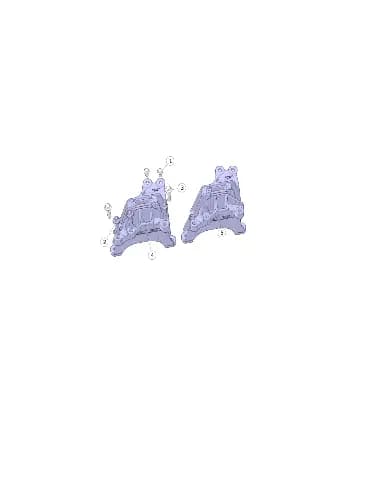 Правая подвеска подушка в сборе на CHANGAN DEEPAL G318 1001770-EM02