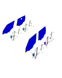 Задняя правая направляющая передней двери в сборе на CHANGAN DEEPAL G318 6109540-EM01