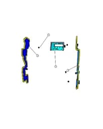 Воздушный дефлектор переднего модуля в сборе на CHANGAN DEEPAL G318 8112110-EM01