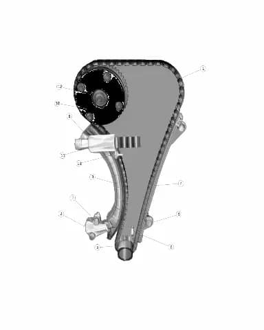 Timing chain fuel injector на CHANGAN DEEPAL S07 1002016-H01